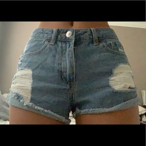 Distressed Shorts